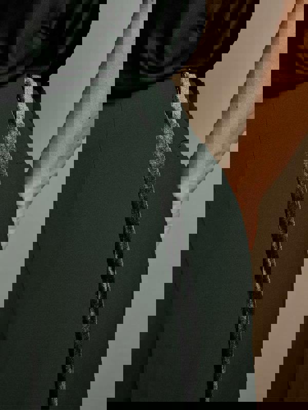 GWD Winter Taylor Wide-Leg Green Trouser