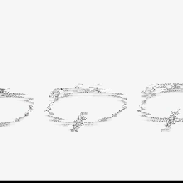 THOMAS SABO Silver Snowflake Bracelet A2082-051-14-L19V
