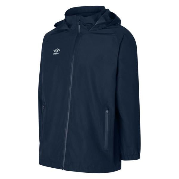 Umbro Childrens/Kids Club Essential Waterproof Jacket - Dark Navy - 