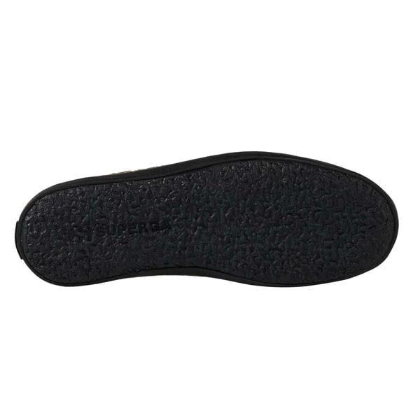 Superga Womens/Ladies 2441 Leopard Print Leather Calf Hair Ballerina Flats - Brown/Black - 