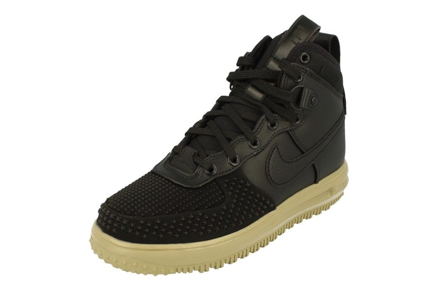 Nike Lunar Force 1 Duckboot Mens Trainers Dz5320  001 - Black Neutral Olive 001 - Photo 0