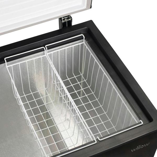 Willow 380L Chest Freezer W380CFB - Black
