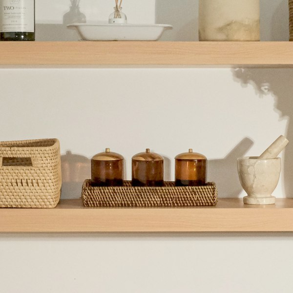 Amber Recycled Tumblr Glass - Coastal Villa Homeware