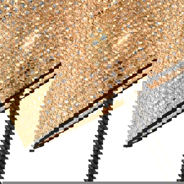 Classic Standing Floor Lamp in Matte Black with Circular Rattan Shade Image 3