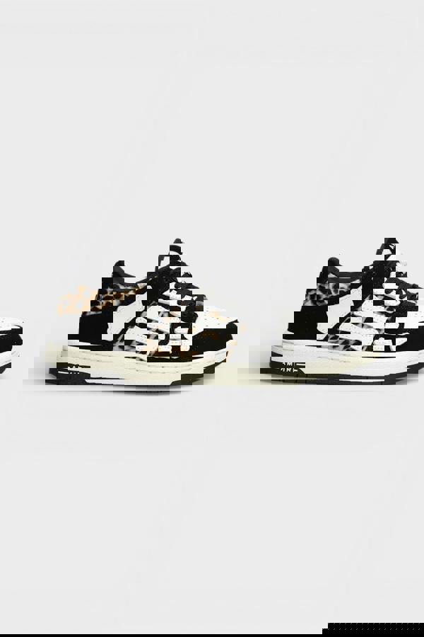 Amiri Skel Low Leopard Print Black