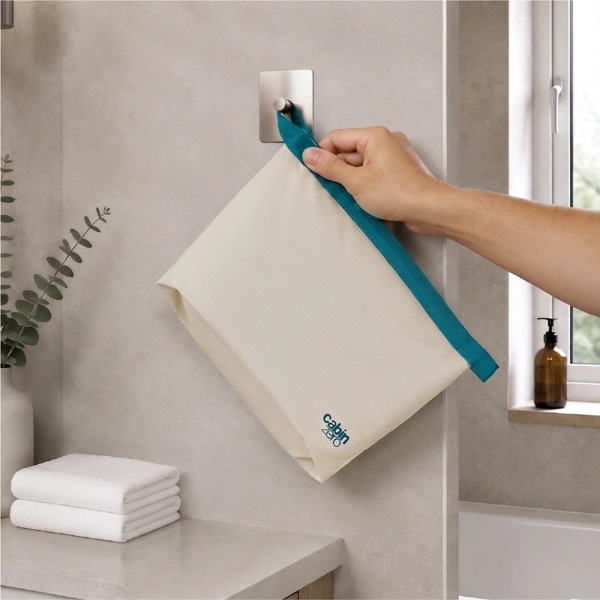 CabinZero Ultralight Wash Pouch 3.5L, Self Standing Design and Water Resistant Coating, Toiletry Bag