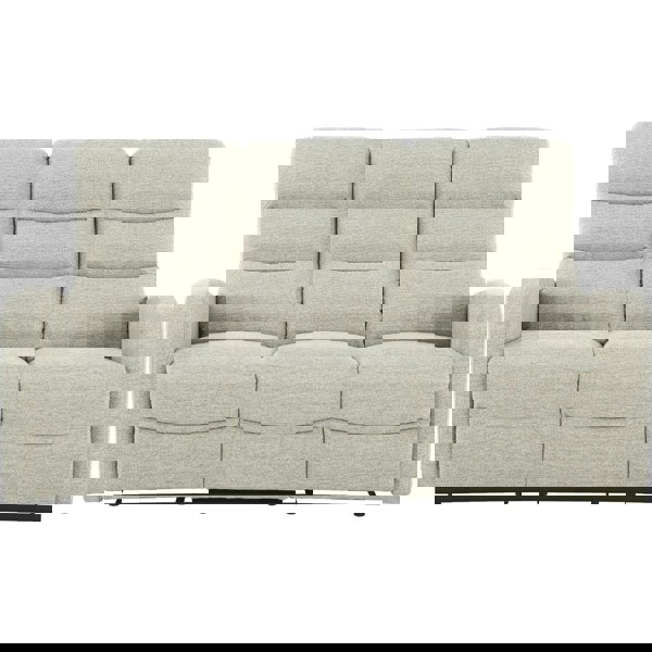 Dorel Home Rena 3‑Seater Manual Recliner Sofa (Natural Fabric)