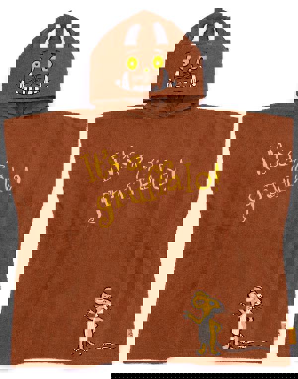 Vanilla Underground Gruffalo & Friends Unisex Kids Brown Poncho Towel (One Size)