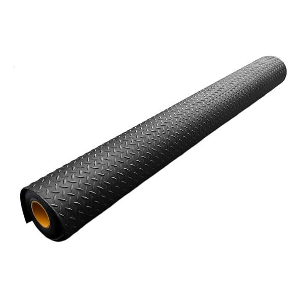Nicoman Non-Slip Recycled Rubber Flooring Rolls - Diamond Pattern