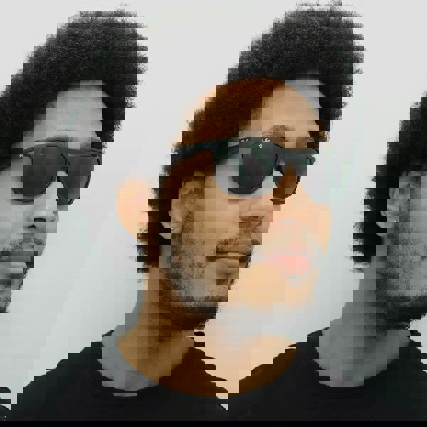 Ray-Ban Sunglasses Andy 4202 606971 Matte Black Green