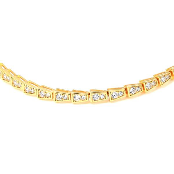Say It With Snake Necklace - Yellow Gold