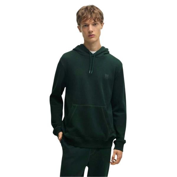 Boss Mens Wetalk Pullover Hoodie - Green - 