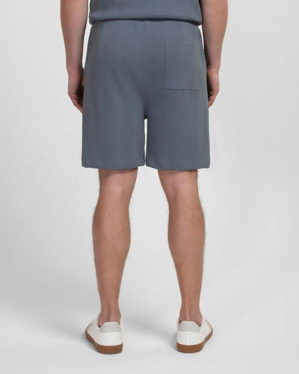 Steel & Jelly Charlton - Stripe Jacquard Waffle Shorts