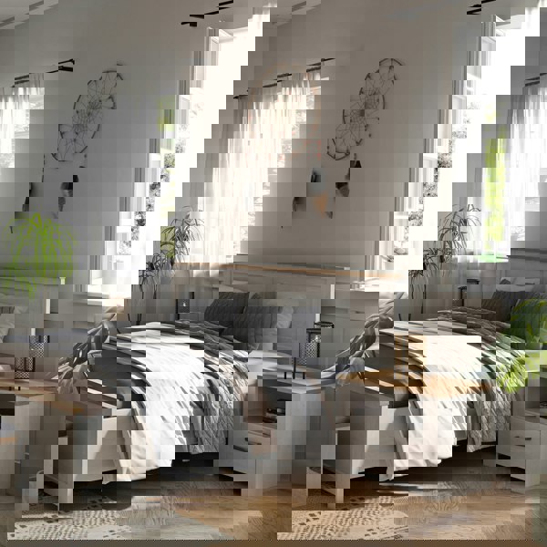 Furniture To Go Bohol 1 Drawer Bedside I n Navy Oak