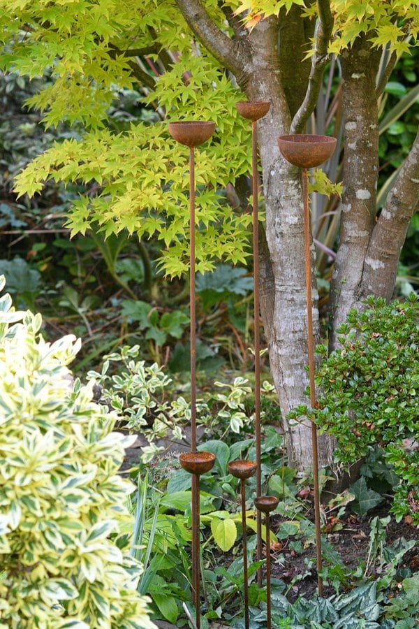 Savage Works Rain Catcher Bundle | Rain Catcher Trio | Rustic Garden Gift
