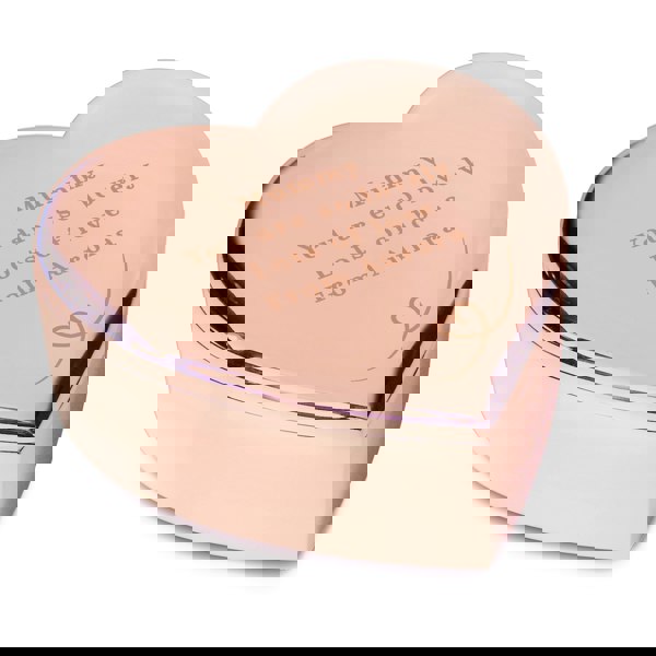 Personalised Memento Company Personalised Rose Gold Heart Trinket Box