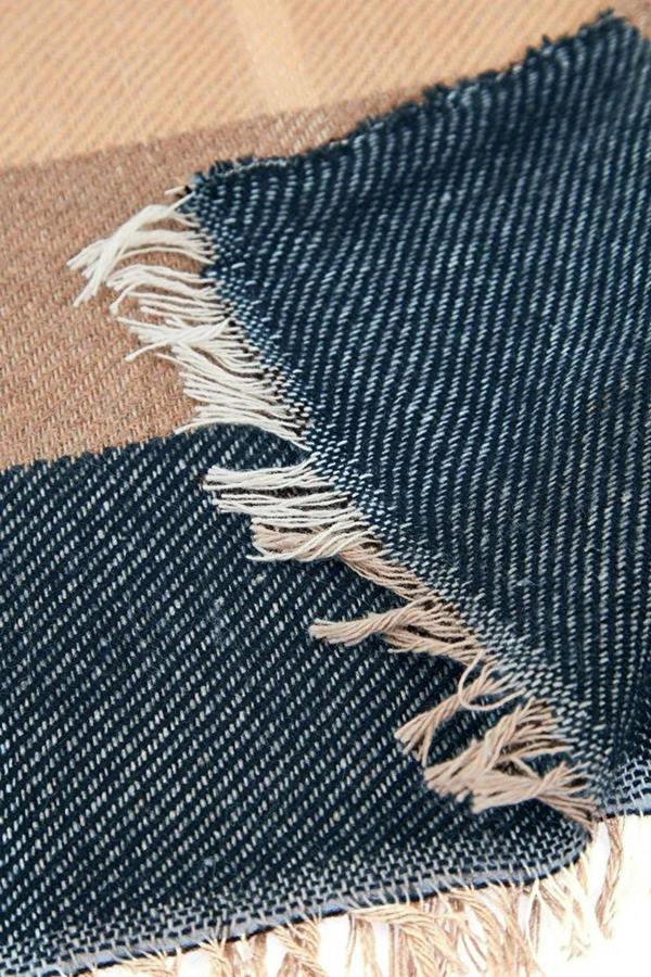 WOVCOR Soft Textured Argyle Scarf