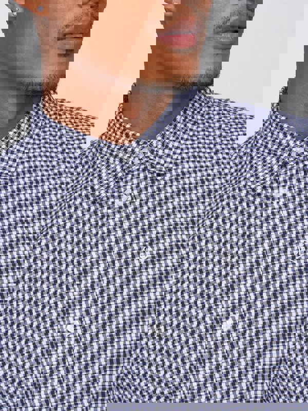 Duck and Cover Hamlotto Shirt Blue Check