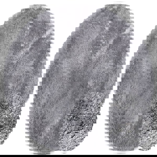 High Pile Grey Rug Calida – Ultra-Soft Plain