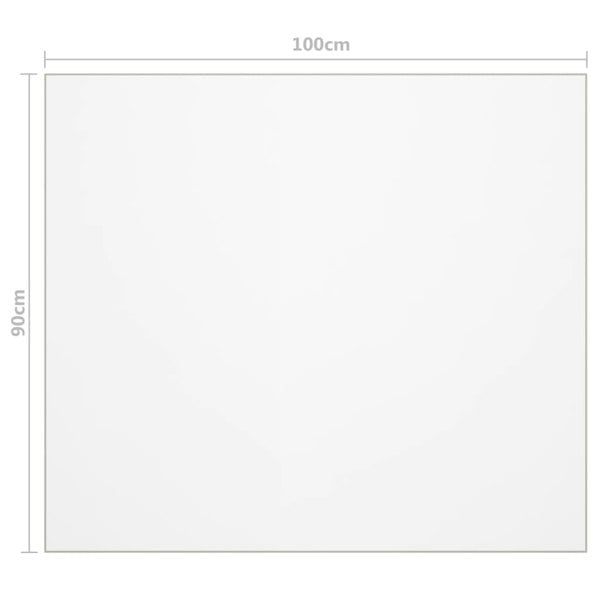 Berkfield Table Protector Transparent 100x90 cm 1.6 mm PVC
