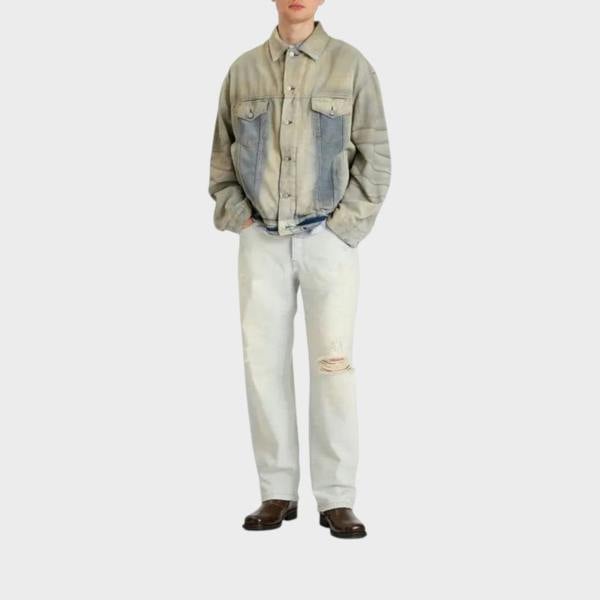 Acne Studios Robert U Carver Denim Jacket Light Blue