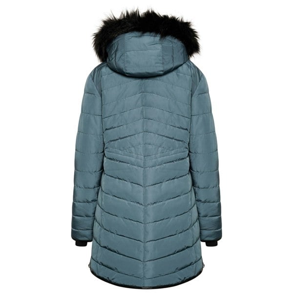 Dare 2B Women's Striking III Long Length Padded Jacket - Orion Grey/Orion