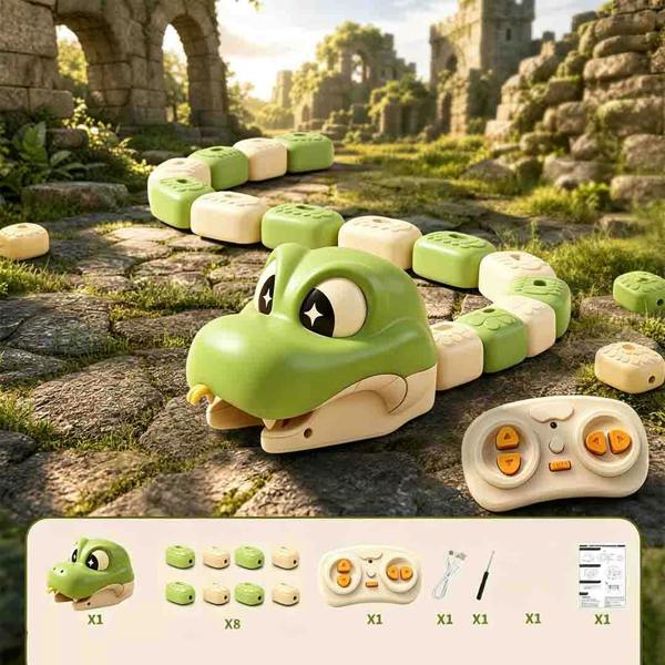 Leaper Magnetic Splicing Snake Kids Remote Control Toy