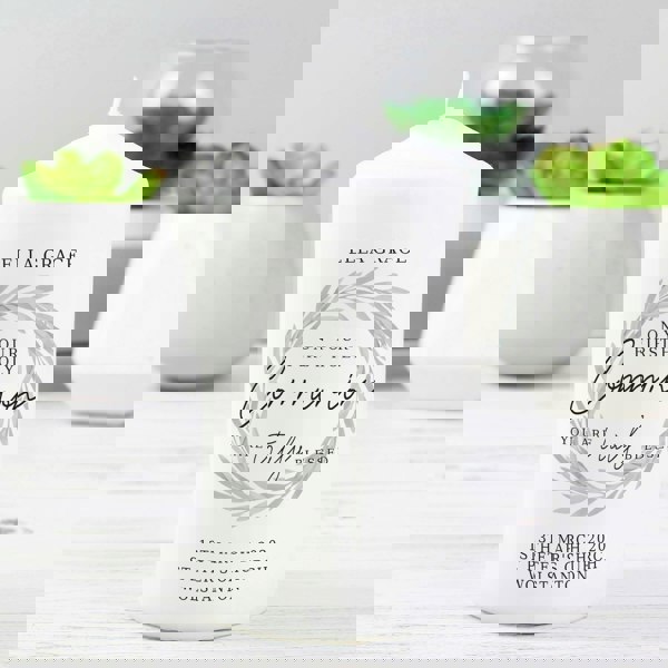 Personalised Memento Company Personalised 'Truly Blessed' First Holy Communion Pillar Candle