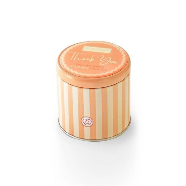 Heart & Home Amber Sunset - Thank You Tin Candle