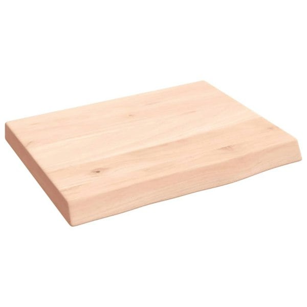 Berkfield Wall Shelf 40x30x4 cm Untreated Solid Wood Oak