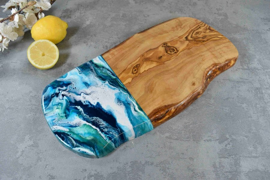 Chopping Board with Resin Art 40cm