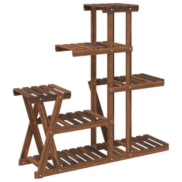 Berkfield Flower Stand 95x25x96 cm Solid Wood Fir