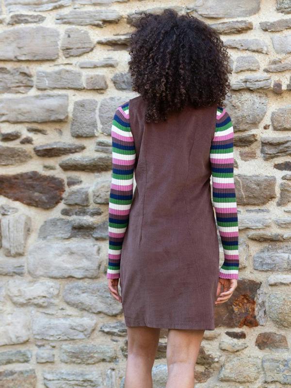 Kite Womens Organic Purewell Cord Pinafore Dress