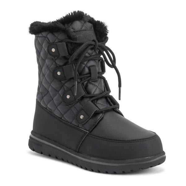 VIVA Polar Boot Women's Fleece Lined Snow Winter Hiking Durable Ankle Boots