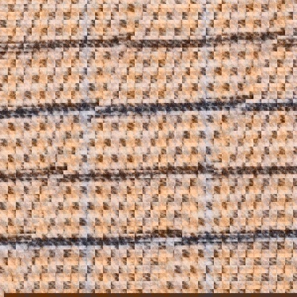 Luxurious Check Wool Scarf - 100% Pure Mongolian Wool