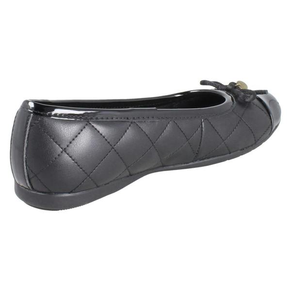 Clarks Girls Clarks Quilted Slip On Ballerina School Shoes Dance Cap