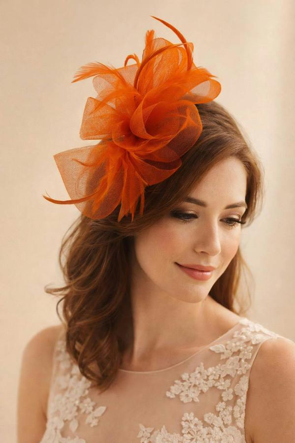 SVNX Knot Feather Fascinator