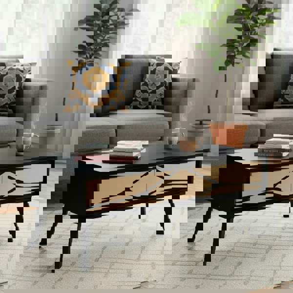 IH Design Dusk Mango Wood Coffee table with Storage