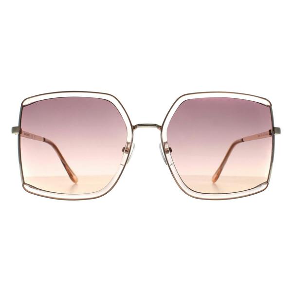 Skechers Sunglasses SE6224 57B Beige Gold Purple Gradient