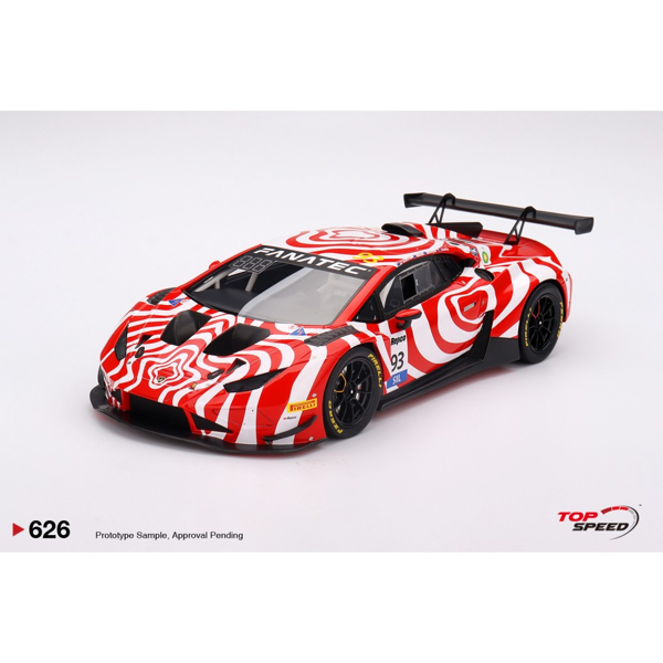 Lamborghini Huracan GT3 EVO2 No.93 Wall Racing 2024 Bathurst 12Hrs 1:18 Scale Topspeed TS0626