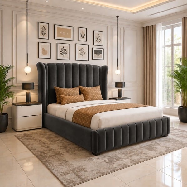Paradise Beds Stylo Winged Bed