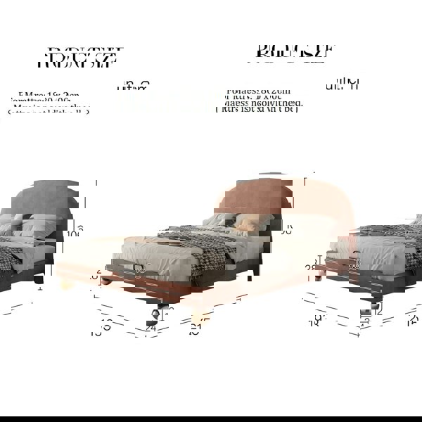 Fatima Bed For Girl, King Size Bed-Ritconcept-Rit Concept