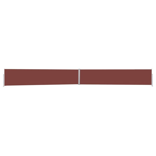 Berkfield Patio Retractable Side Awning 170x1200 cm Brown