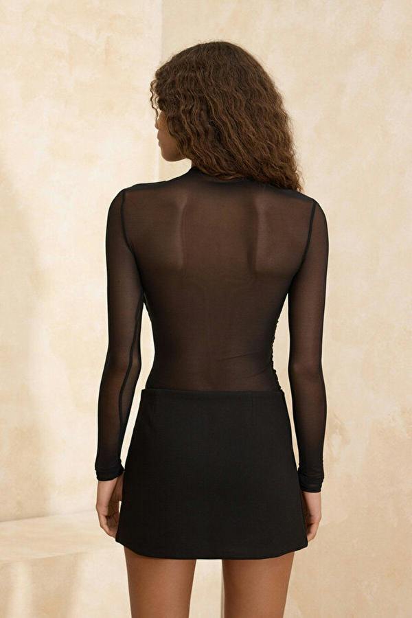 WOVCOR V-Neck Party Bodysuit