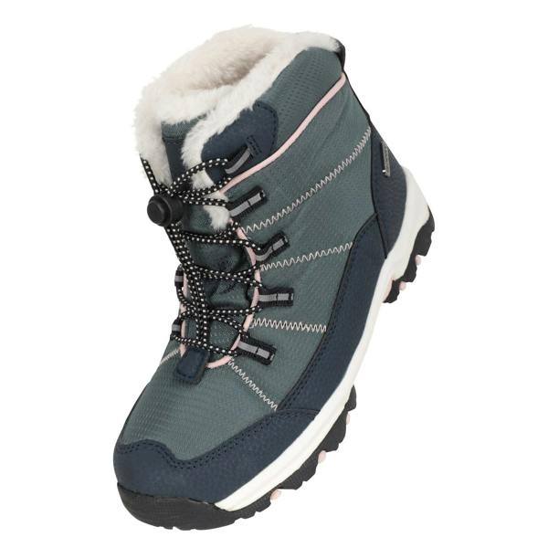 Mountain Warehouse Childrens/Kids Comet Waterproof Snow Boots - Green