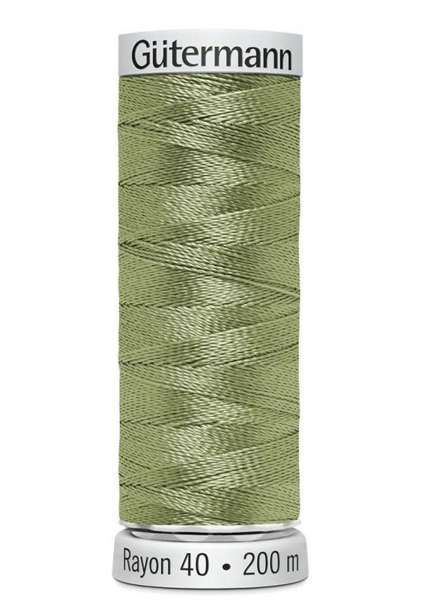 Gutermann No 40 Sulky Rayon Embroidery Thread 200m Rayon Thread Suitable For Embroidery