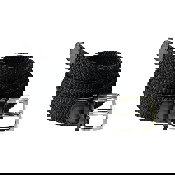 Duke D555 Simon Braided Stretch Belt - Black - 