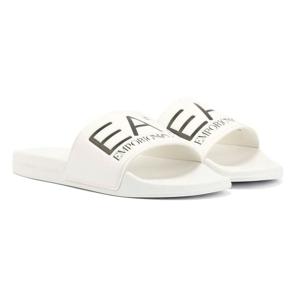 EA7 Emporio Armani Mens Water Sports Sliders - AF15118-7X000108-U0001 - White