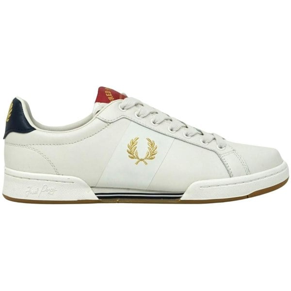 Fred Perry Leather Trainers - White