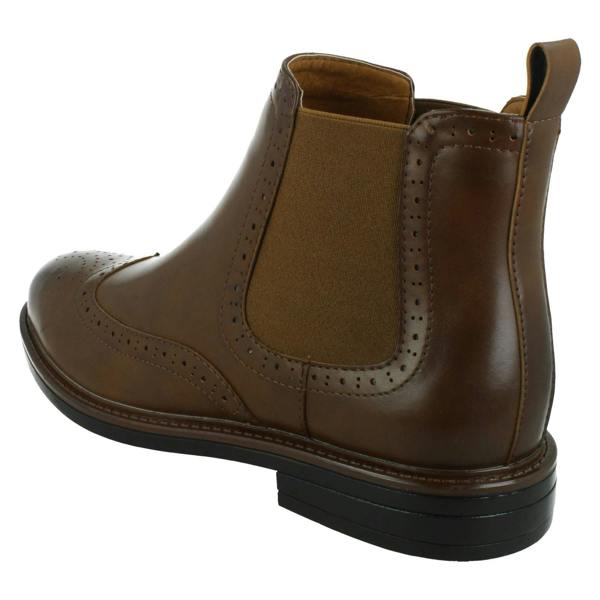 Thomas Blunt Mens Thomas Blunt Low Heel Brogue Boots A3085